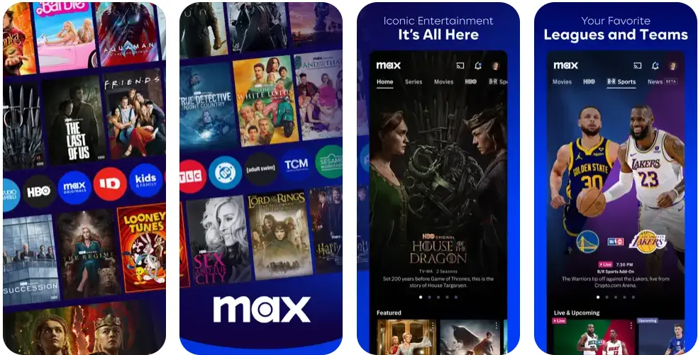 HBO Max Video Streaming App